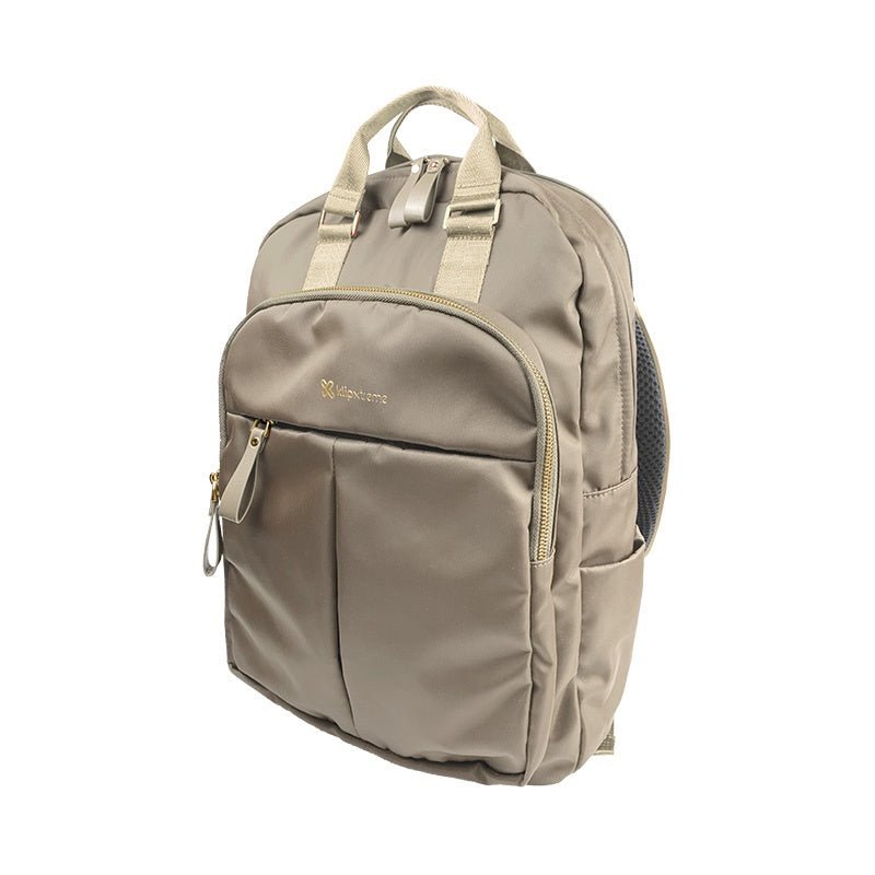Mochila Laptop 15.6" Khaki - 12Kg/26Lb - Three main compartments - Two front pockets - Pass-trough strap foor carry on - Premiun - Farmacias Arrocha