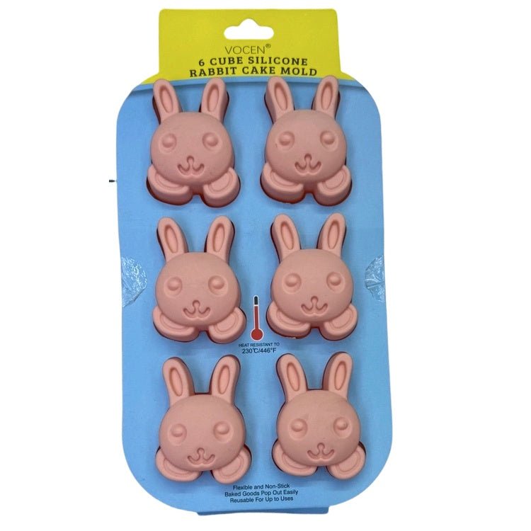 Molde de Silicona con Diseño de Conejito, 6 Cavidades - Farmacias Arrocha