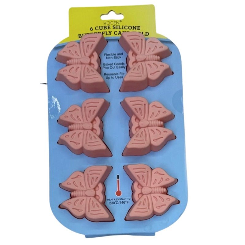 Molde de Silicona con Diseño de Mariposa, 6 Cavidades - Farmacias Arrocha