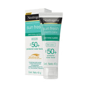 Neutrogena Sun Fresh Derm Care Protector solar facial Sin color FPS 70 40gr - Farmacias Arrocha