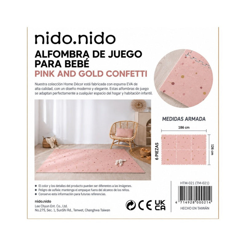 Nido Nido Alfombra de Juego para Bebé 6 Piezas - Farmacias Arrocha