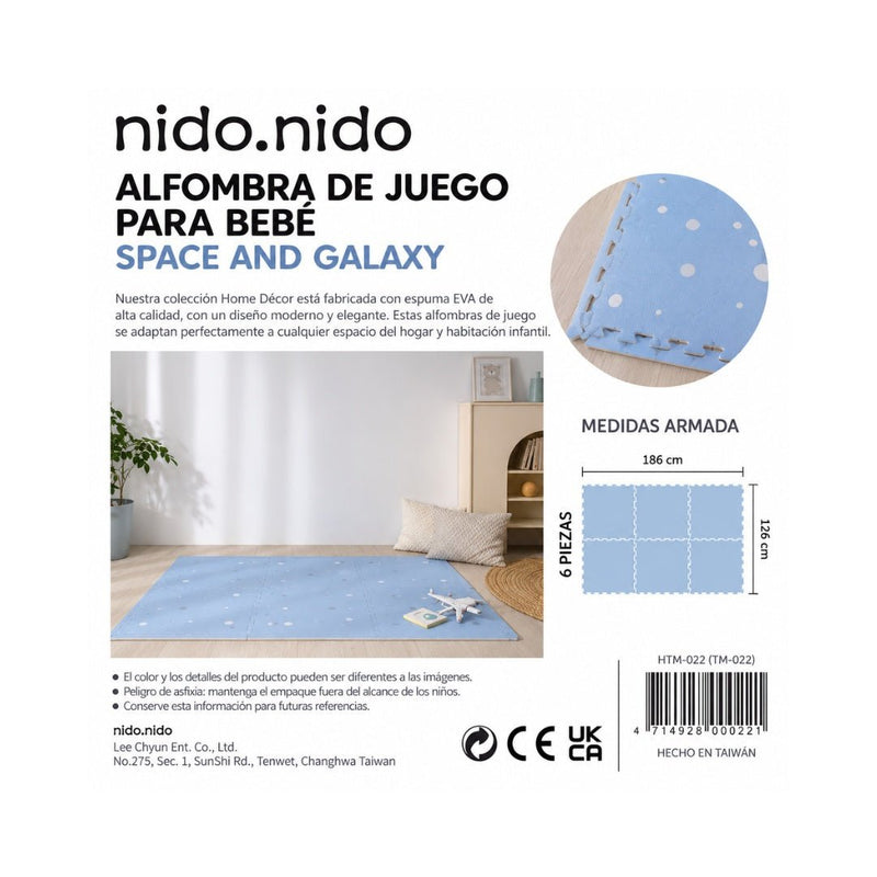 Nido Nido Alfombra de Juego para Bebé 6 Piezas - Farmacias Arrocha