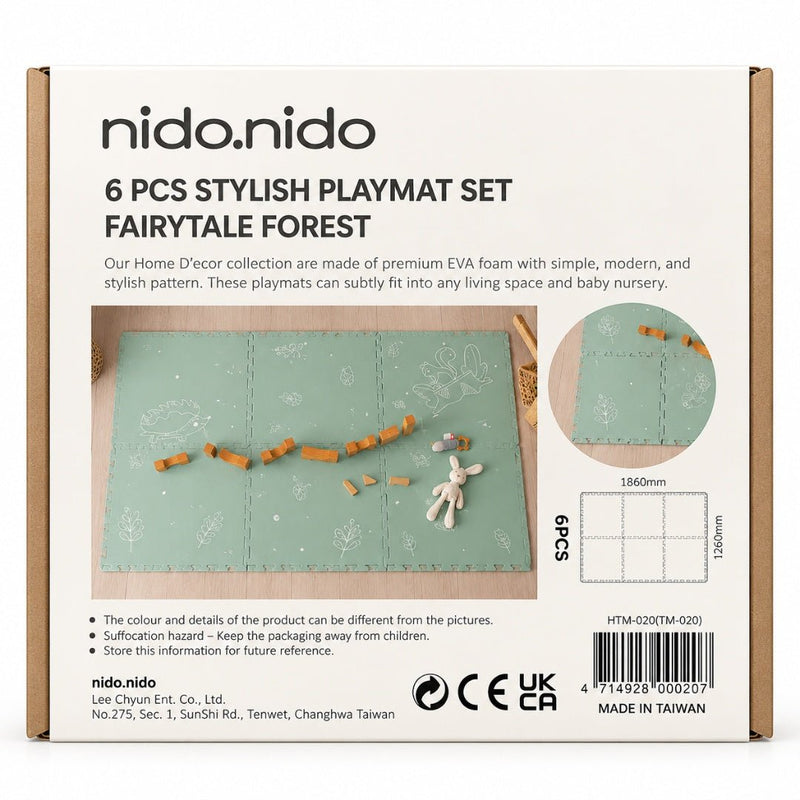 Nido Nido Alfombra de Juego para Bebé Fairytale Forest 6 Piezas - Farmacias Arrocha