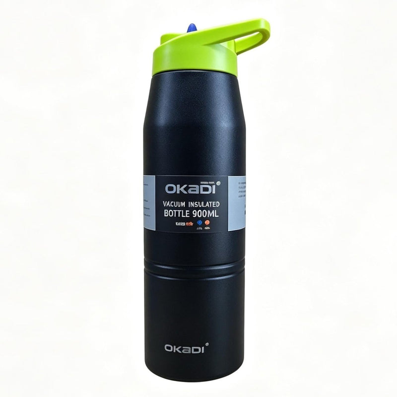 OKADI Botella Deportiva 900 ml con Boquilla Práctica - Farmacias Arrocha