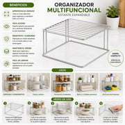 organizador de gabinete de 2 niveles - Farmacias Arrocha