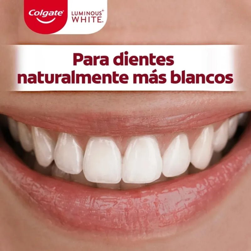 Pasta Dental Colgate Luminous White Carbón Activado 75 ml - Farmacias Arrocha