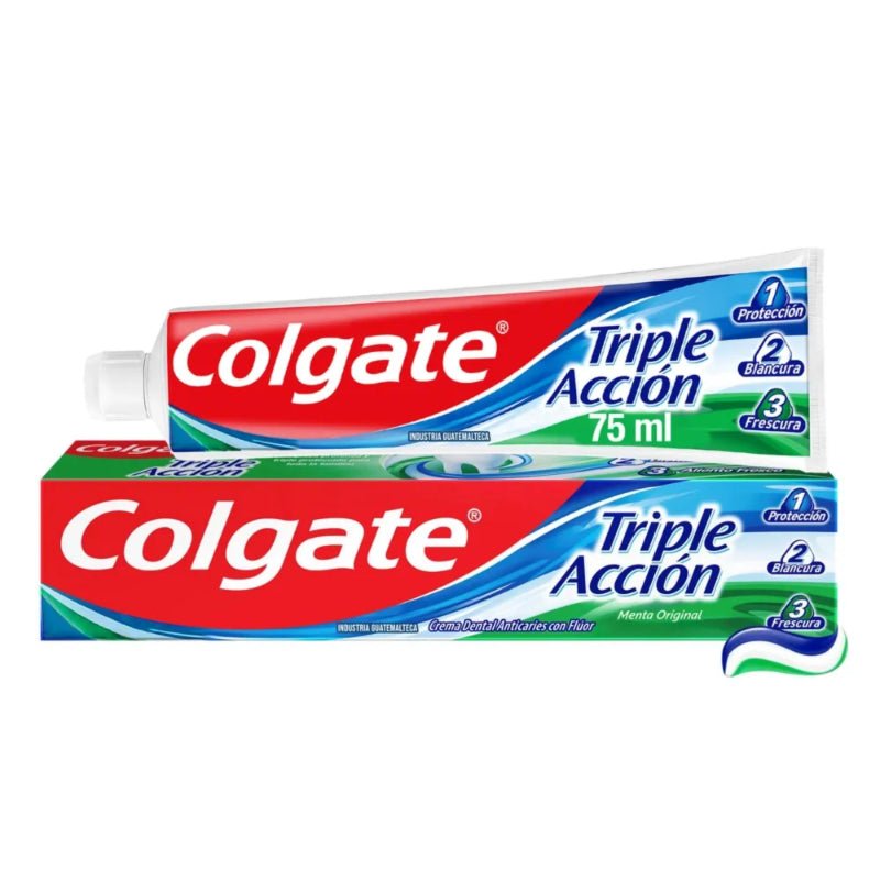 Pasta Dental Colgate Triple Acción 75 ml - Farmacias Arrocha