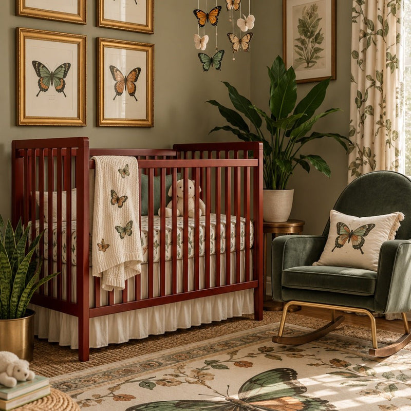 Pecora 5 In 1 Convertible Crib Espresso E - Farmacias Arrocha