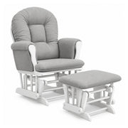 Pecora Rocking Chair White With Grey Cushion - Farmacias Arrocha