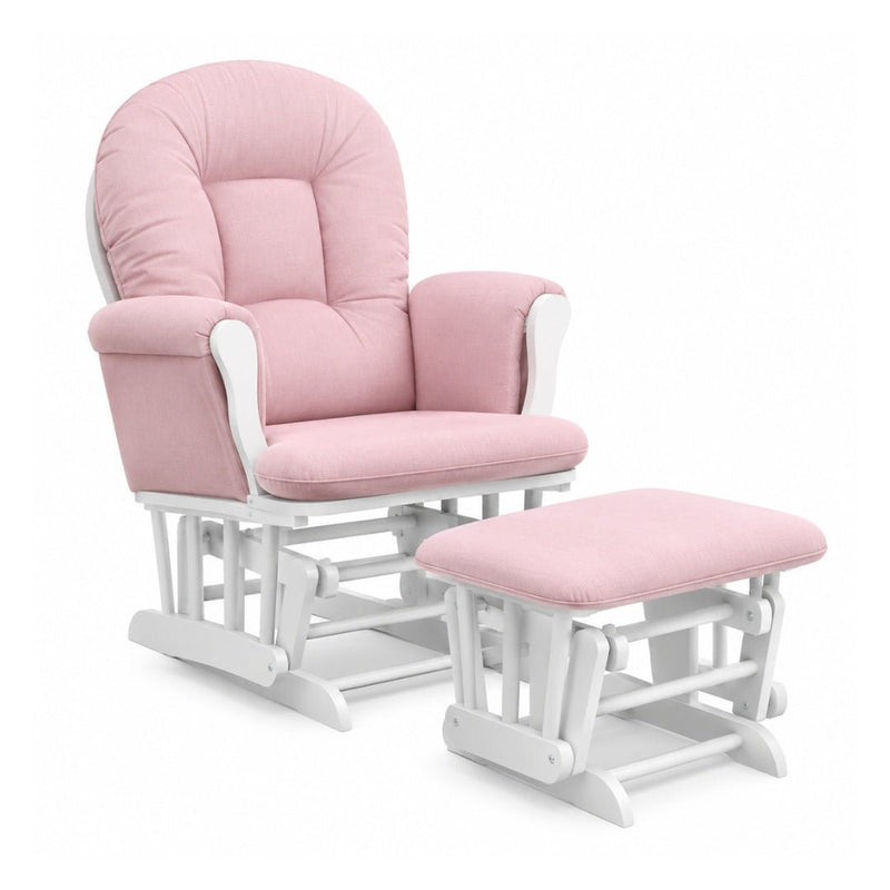 Pecora Rocking Chair White With Pink Cushion - Farmacias Arrocha