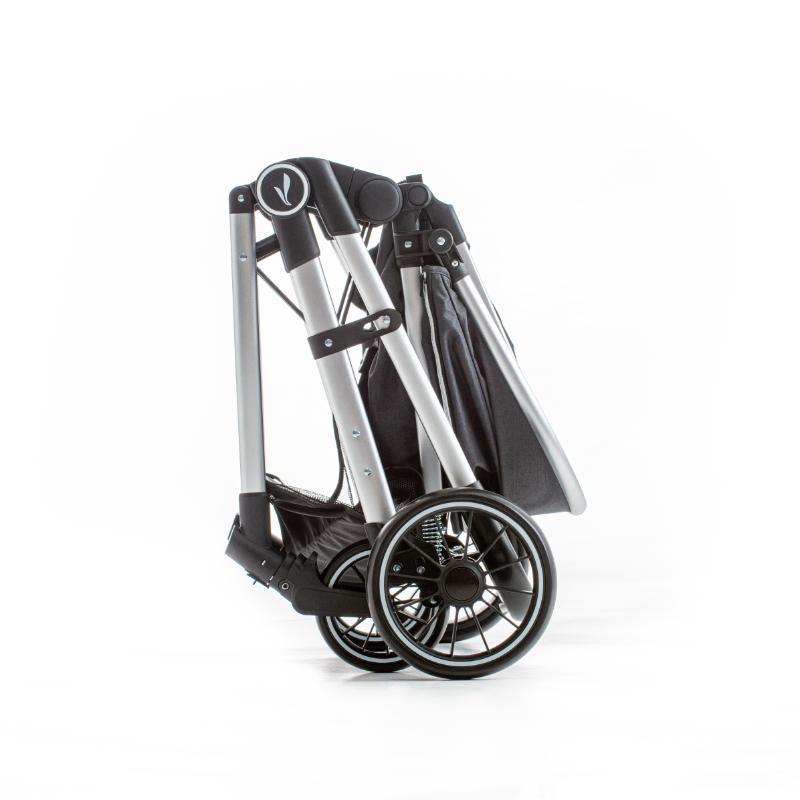 Premium Baby Coche 3 En 1 Mike Negro-Plateado - Farmacias Arrocha