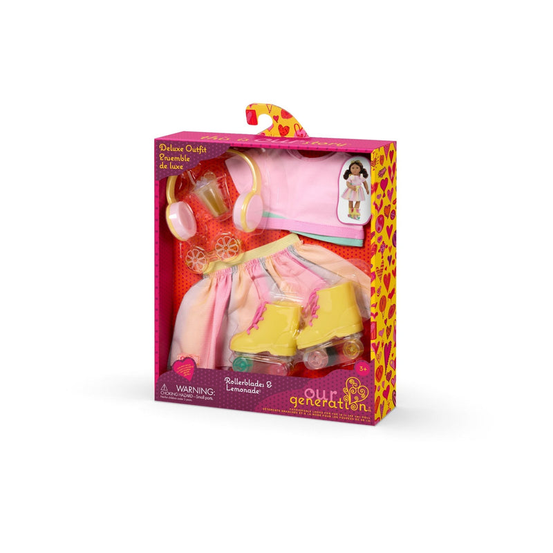 Outfit Patinaje ‘Roller & Lemonade’ para Muñeca de 18” - Farmacias Arrocha