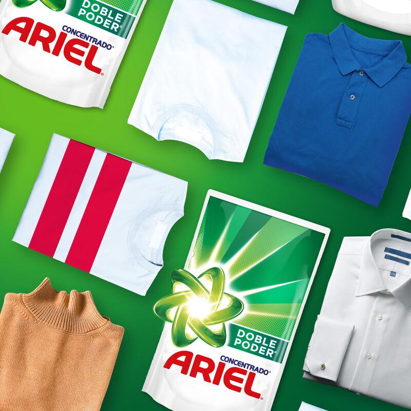 Detergente Líquido Concentrado Ariel Doble Poder para ropa blanca y de color 1,2L - Farmacias Arrocha