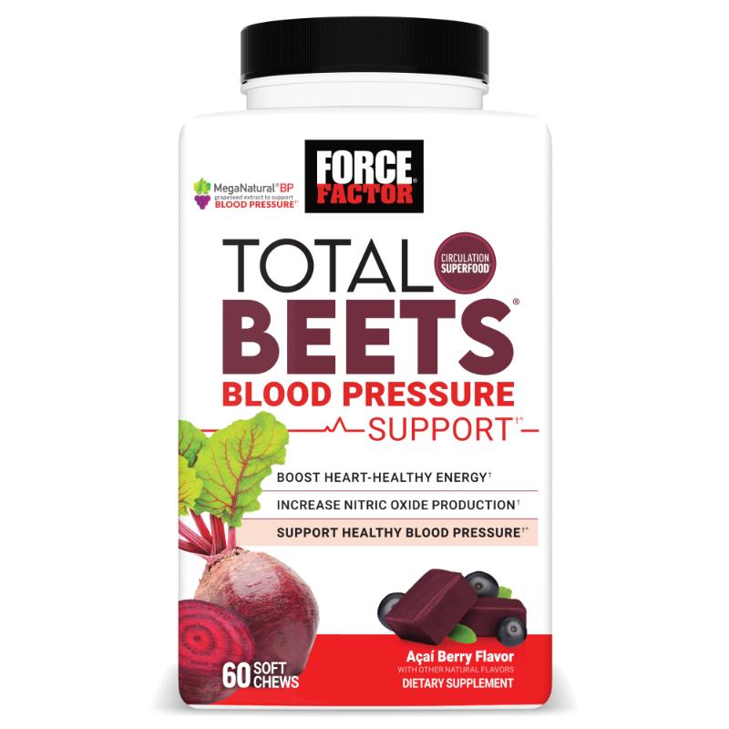 Force Factor Total Beets Blood Pressure Support Dietary Supplement Acai Berry Flavor - Farmacias Arrocha