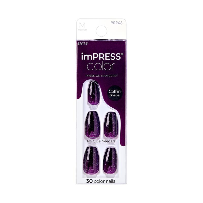 Kiss Impress Color Nails Violeta - Farmacias Arrocha
