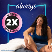 Toallas Femeninas, Always Ultrafina Nocturna Suave 16 Unidades - Farmacias Arrocha