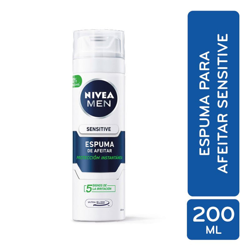 Nivea Shaving Foam For Men Sensitive De - Farmacias Arrocha