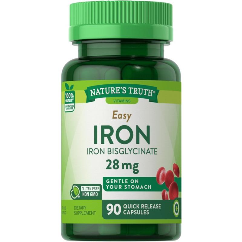 Nature'S Truth Gentle Iron 28 Mg 90 Cap - Farmacias Arrocha