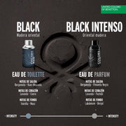Benetton Colors Black Man Intenso Eau De Parfum 200ML - Farmacias Arrocha
