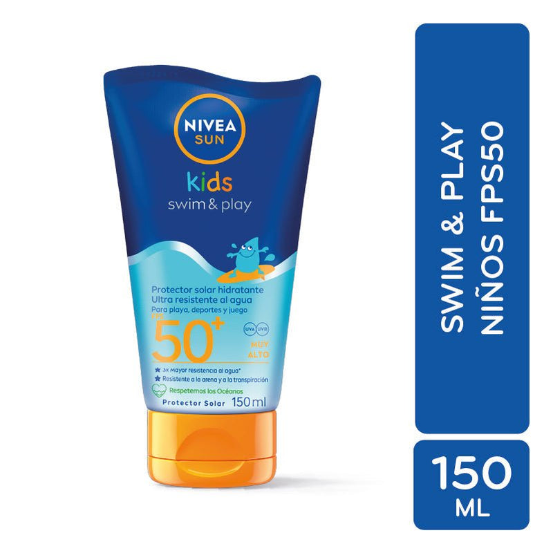 Nivea Sun Kids Swim & Play F50 150Ml - Farmacias Arrocha