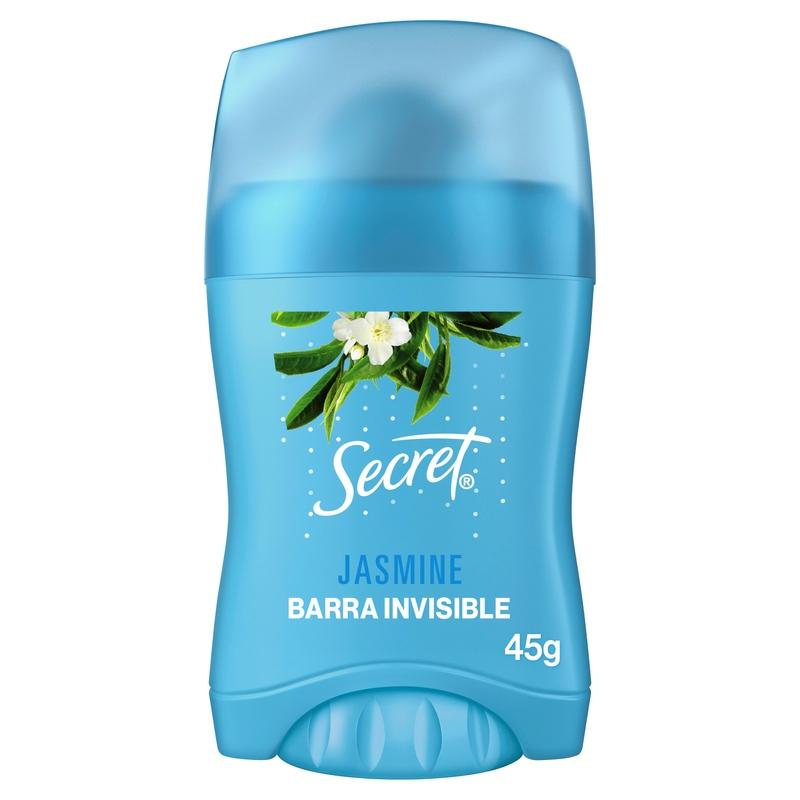 Barra Invisible Antitranspirante Secret Jasmine 45 g - Farmacias Arrocha