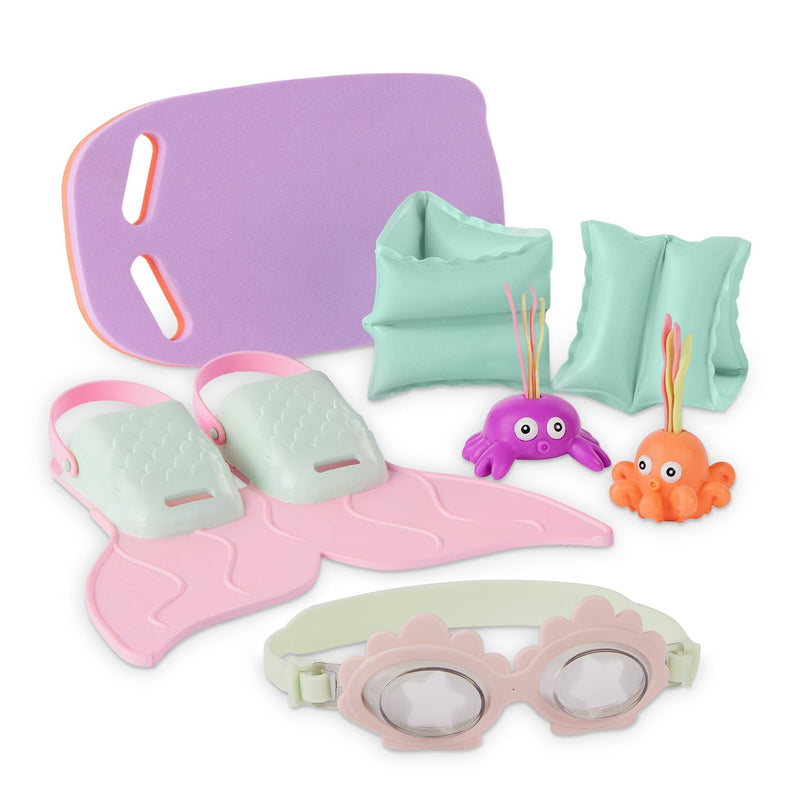 Aletas de Sirena – Set de Natación para Muñeca de 18” - Farmacias Arrocha