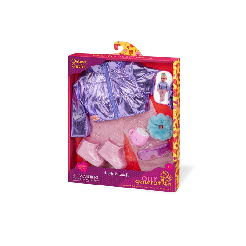 Outfit Puffer ‘Puffy & Comfy’ para Muñeca de 18” - Farmacias Arrocha