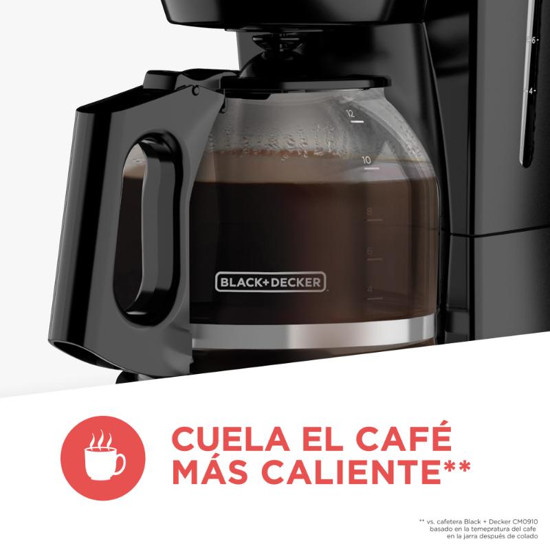 Cafetera B+D 12 Tazas Tecnología Vortex - Farmacias Arrocha