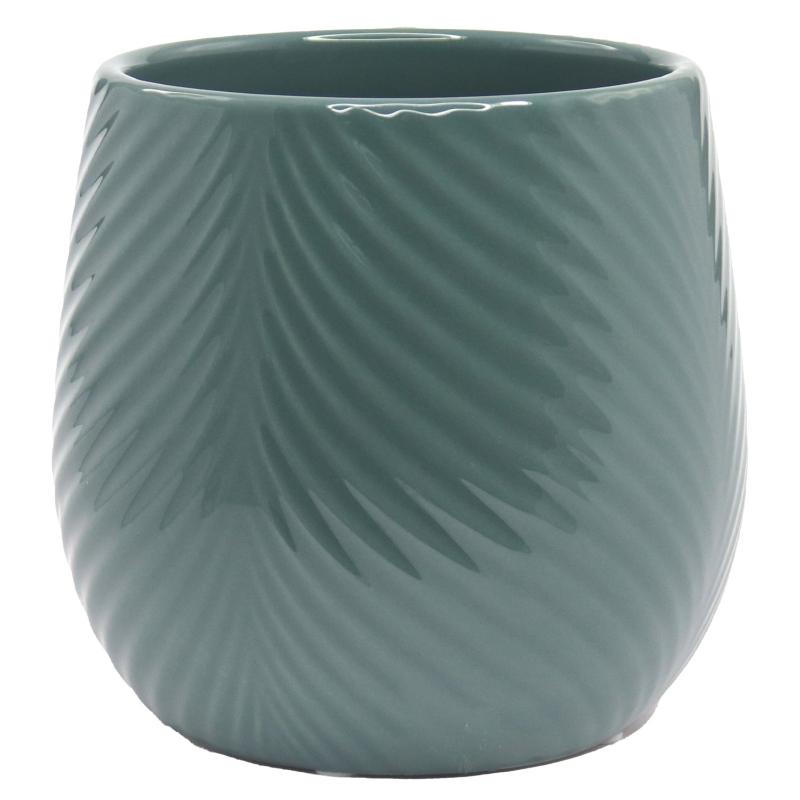 Pote De Ceramica Blue Grey 20 x 22.5cm - Farmacias Arrocha