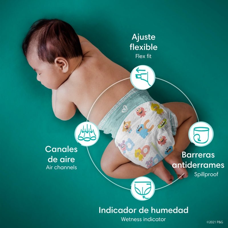 Pañales Pampers Baby Dry Talla 7, 54 unidades - Farmacias Arrocha