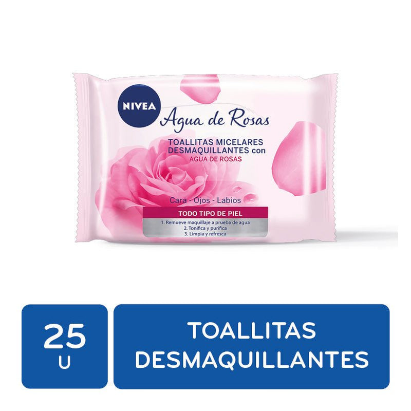 Nivea Toallitas Desmaquillantes Micellar Rosas - Farmacias Arrocha