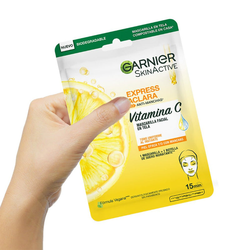 Garnier Express Aclara Tissue Mask - Farmacias Arrocha
