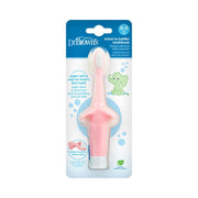 Dr Brown'S Cepillo de Dientes de 0 a 3 años rosado - Farmacias Arrocha