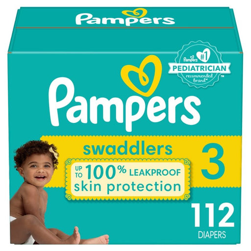 Pañales Pampers Swaddlers Talla 3, 112 unidades - Farmacias Arrocha