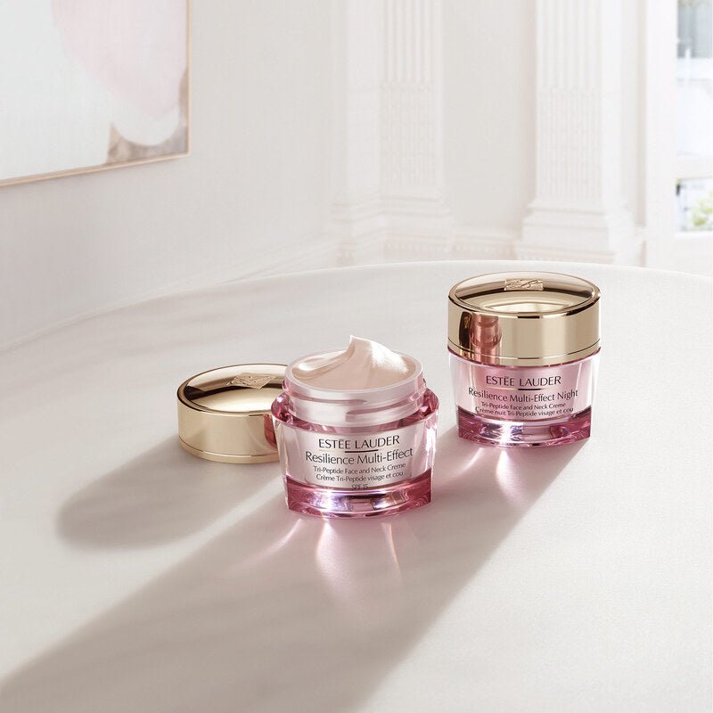 Estée Lauder Crema Hidratante Cara y Cuello Resilience Multiefecto - TriPéptidos Piel Seca SPF 15 - Farmacias Arrocha