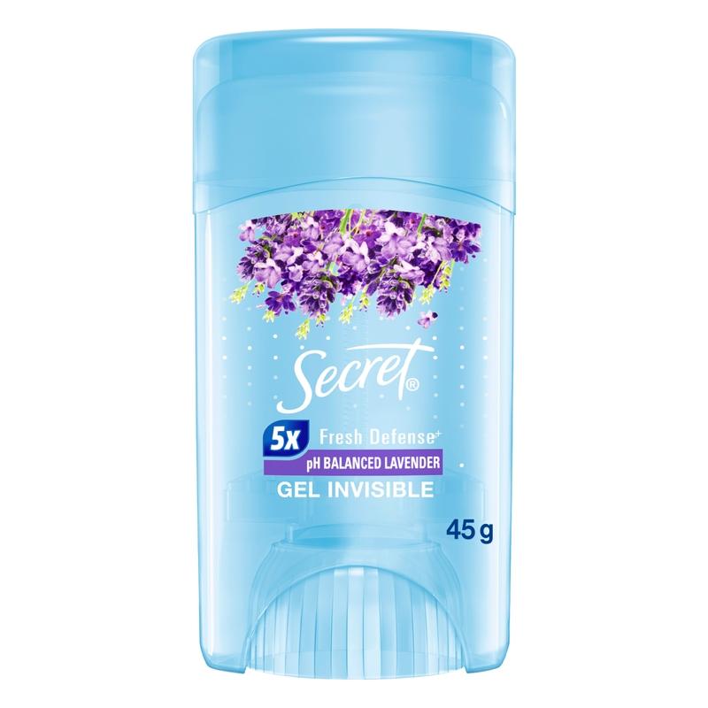 Gel Invisible Antitranspirante Secret Lavender 45 g - Farmacias Arrocha