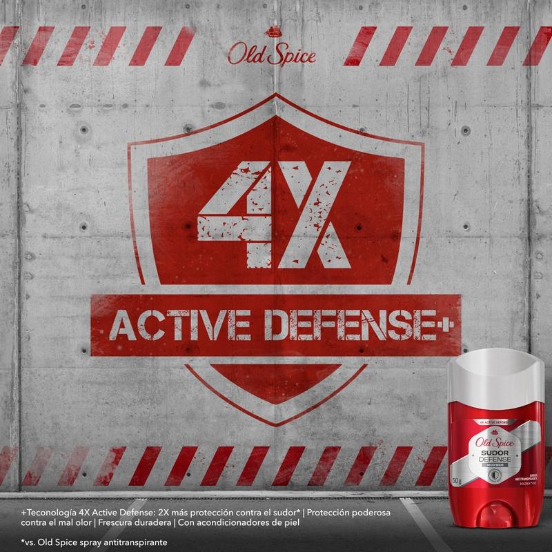 Barra Antitranspirante Old Spice Sudor Defense Seco Seco 50 g - Farmacias Arrocha