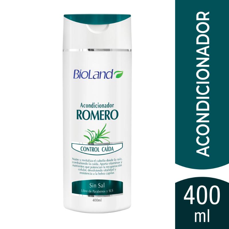 Bioland Acondicionador Control Caída Romero 400Ml - Farmacias Arrocha