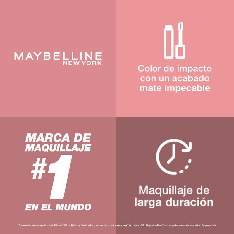 Labial Líquido Maybelline Ny Matte Ink - Farmacias Arrocha