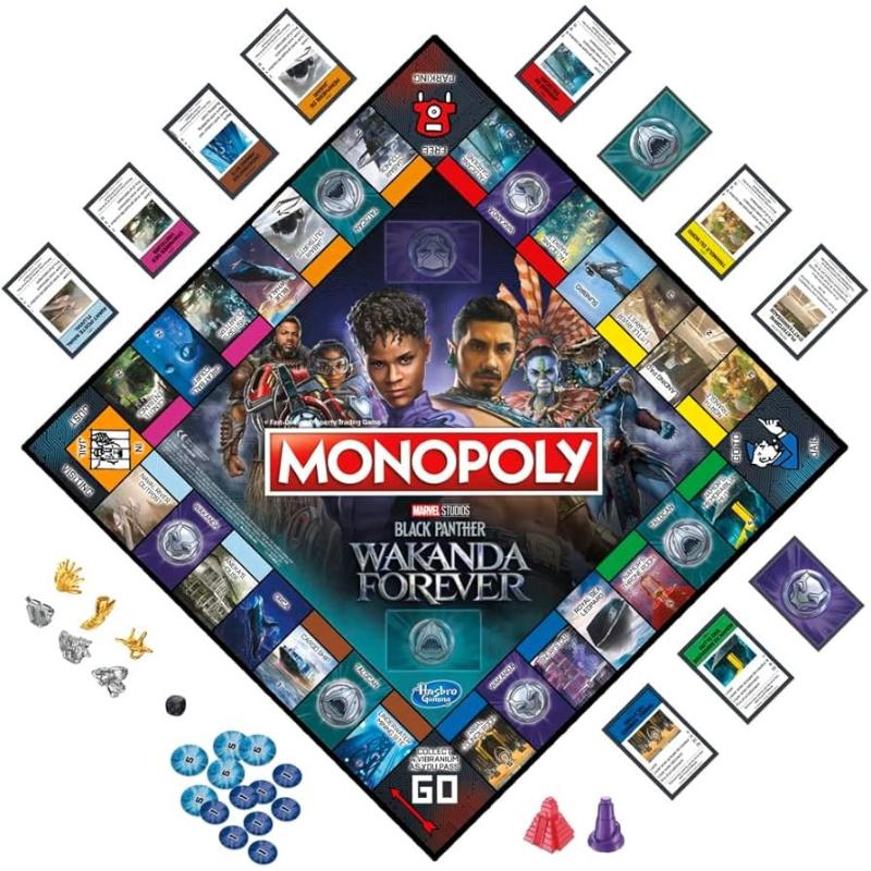 Hasbro Gaming Monopoly Wakanda Forever - Farmacias Arrocha