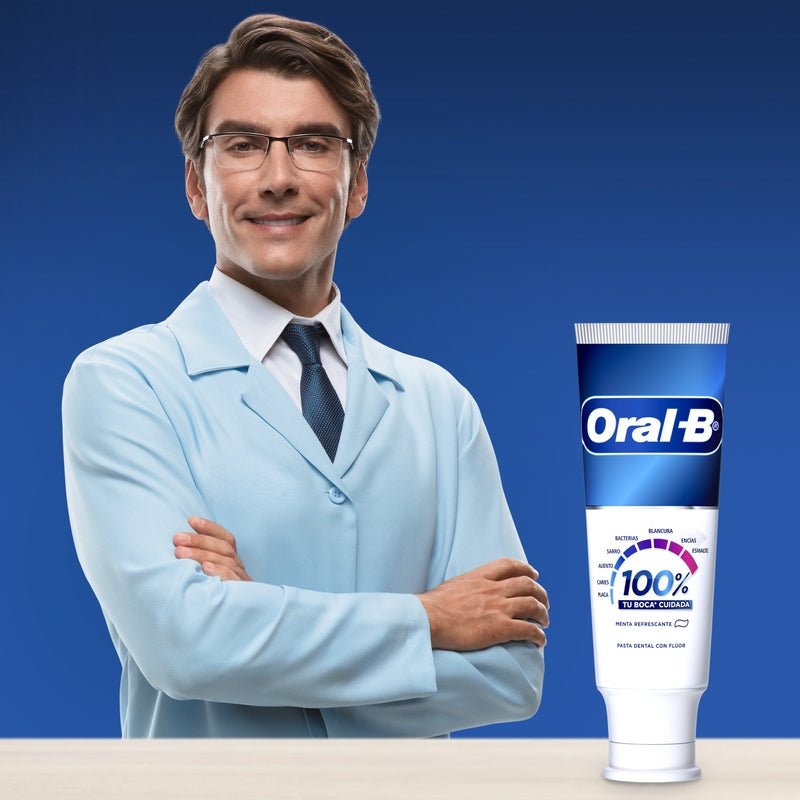 Pasta dental Oral - B, Menta Refrescante 55ml - Farmacias Arrocha