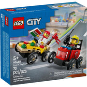 Lego City Coches de Carreras: Pizza Vs Camión de Bomberos - Farmacias Arrocha