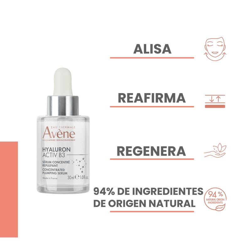 Avene Hyaluron Active B3 Serum 30Ml - Farmacias Arrocha