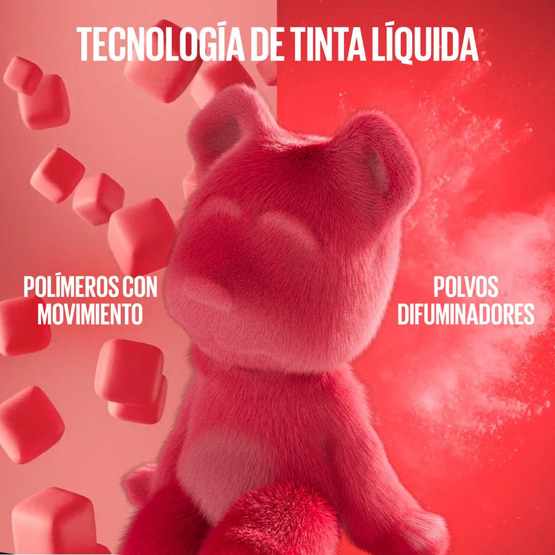 Tinta de Labios Maybelline SuperStay Teddy Tint 50 Wild at heart 5 ml - Farmacias Arrocha