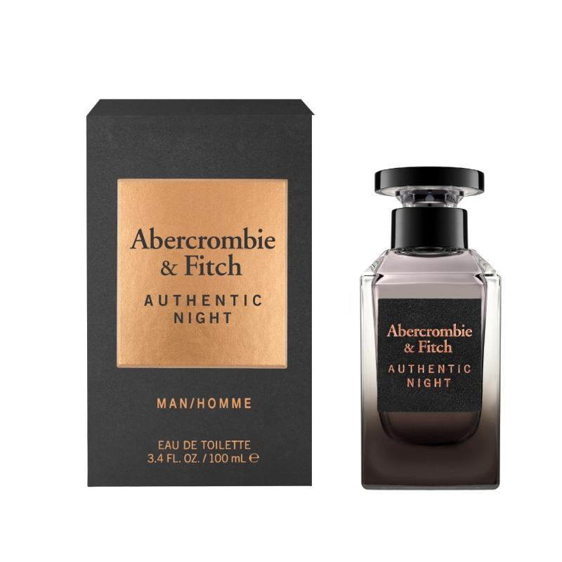 Abercrombie & Fitch Authentic Night Man Eau de Toilette 100ml - Farmacias Arrocha