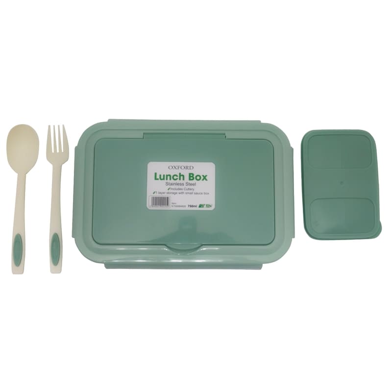 Oxford Lonchera Térmica Acero Inox Rectangular Verde - Farmacias Arrocha