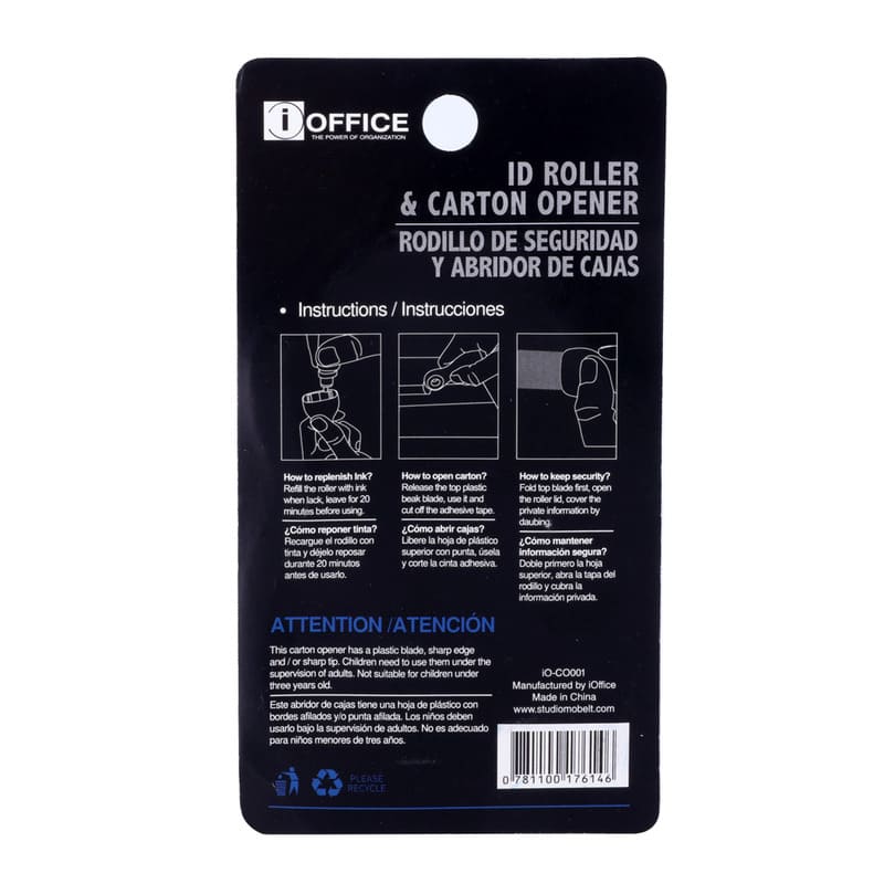 Ioffice Rodillo De Seguridad Y Abridor De Cajas - Farmacias Arrocha