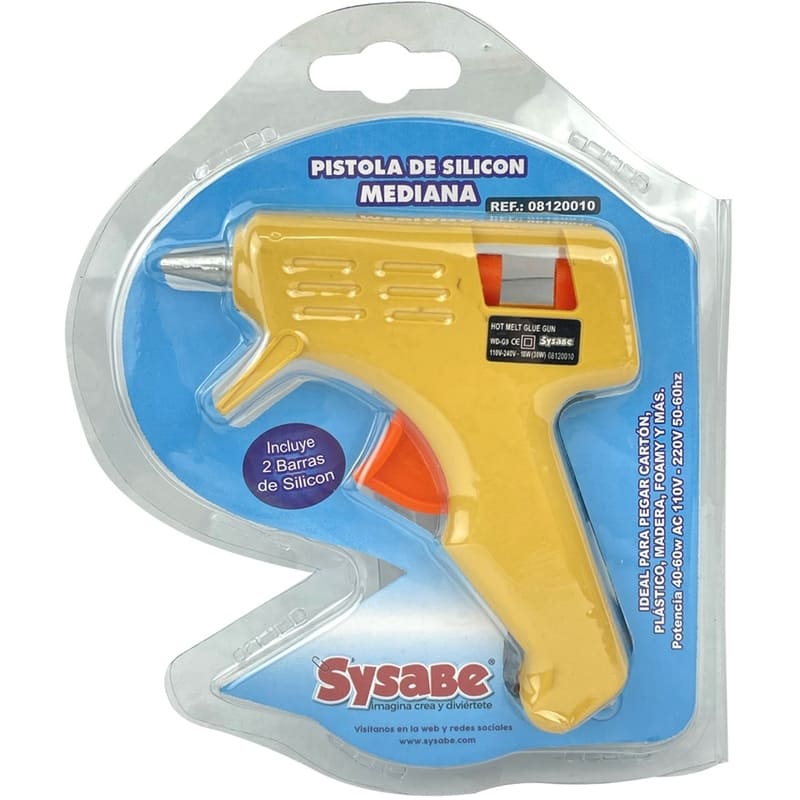 Sysabe Pistola De Silicon Mediana Sysa 40W Cabl - Farmacias Arrocha