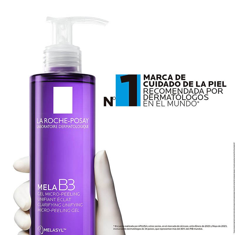 La Roche Posay Mela B3 Gel Limpiador Microexfoliante unificador 200ml - Farmacias Arrocha