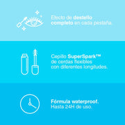 Máscara de pestañas Maybelline Lash Sensational Firework a prueba de agua - Farmacias Arrocha